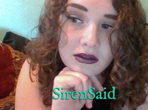 SirenSaid